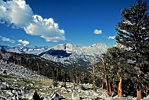 Kaweah Peaks Ridge from John Muir Trail